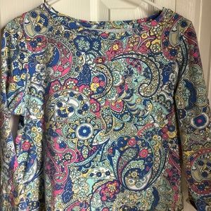 colorful 3/4 sleeve tee by Talbots